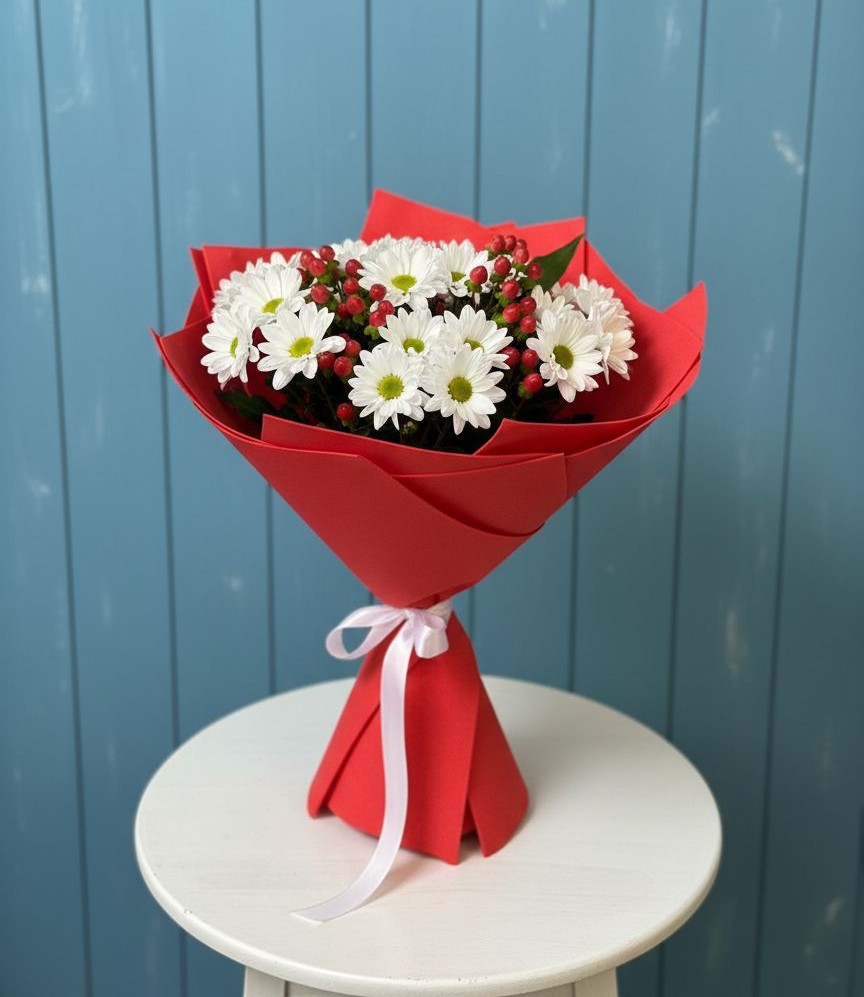 Букет цветов из: Хризантемы в Салавате