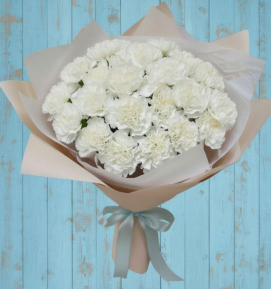 Букет цветов из: Гвоздики в Салавате