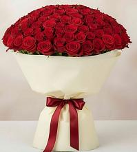 Букет 101 Красная роза Милано в Салавате