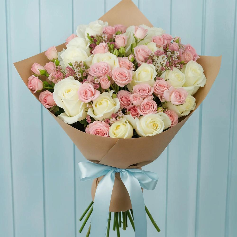 Букет цветов из: Розы в Салавате