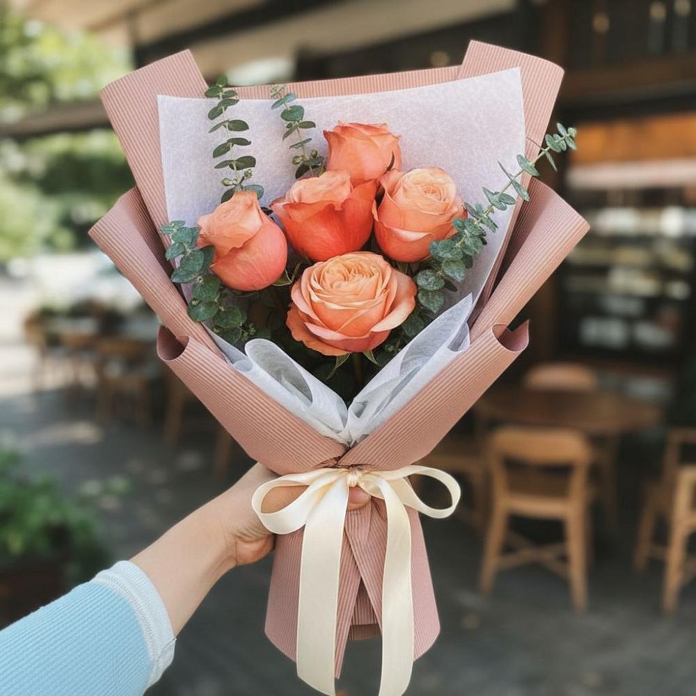 Букет цветов из: Розы в Салавате