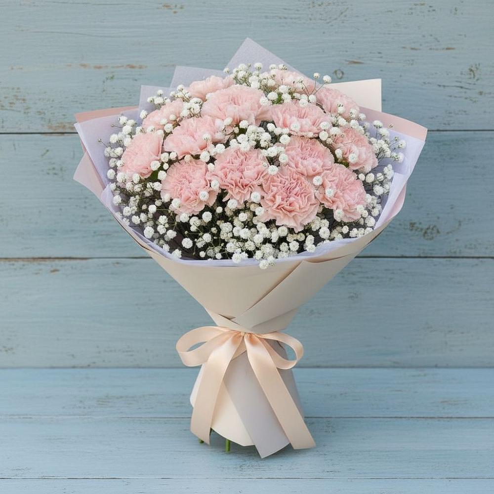 Букет цветов из: Гвоздики в Салавате