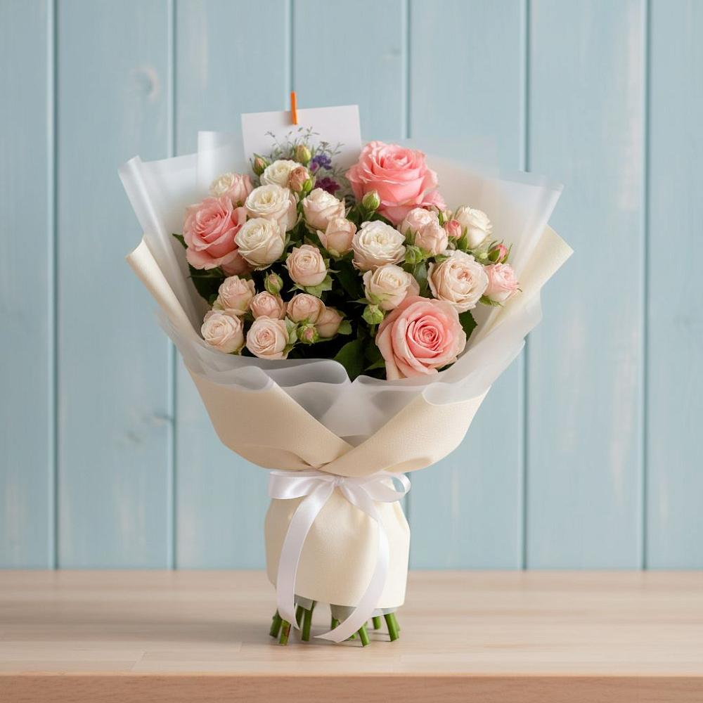 Букет цветов из: Розы в Салавате