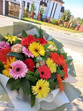 Букет цветов из:  Герберы #REPLACE_PRED# Салавате