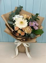 Букет цветов из:  Герберы и Хризантемы в Салавате