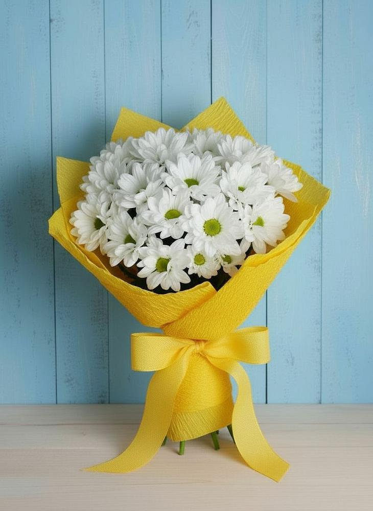 Букет цветов из: Хризантемы в Салавате