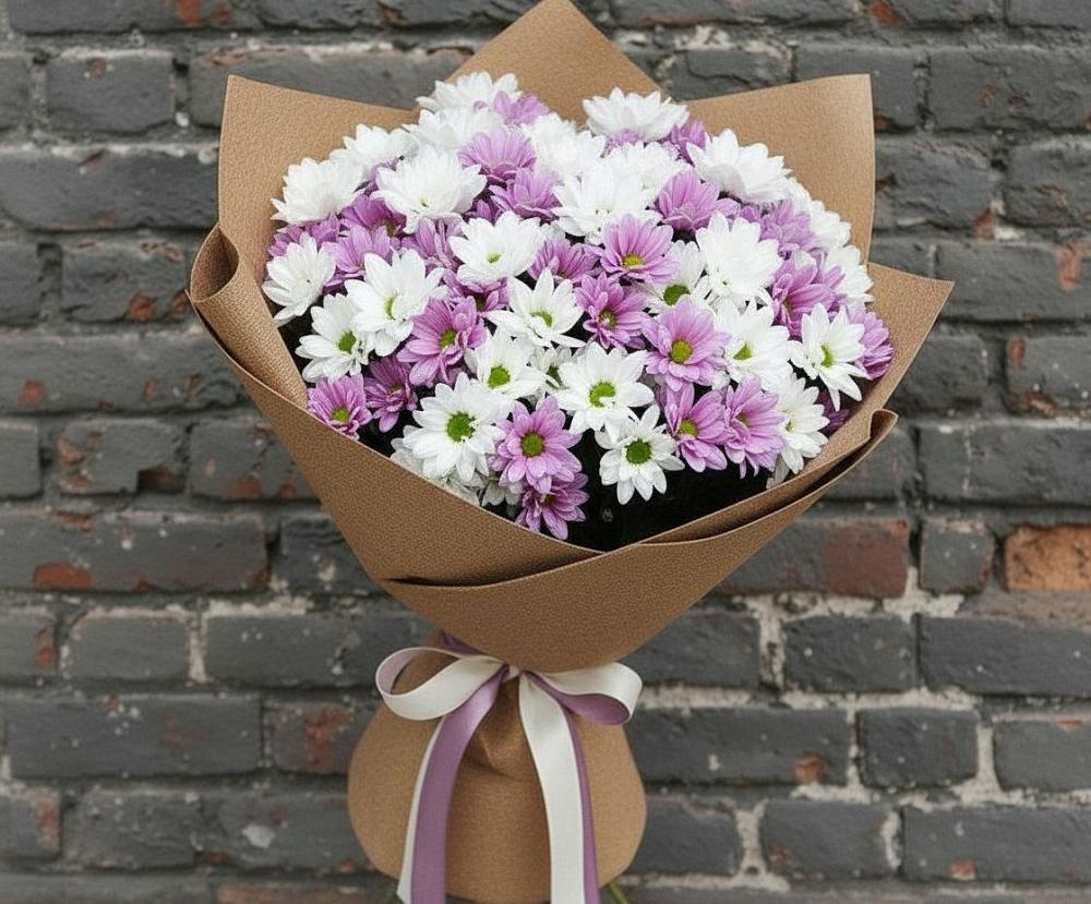 Букет цветов из: Хризантемы в Салавате