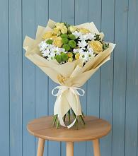 Букет цветов из:  Хризантемы и Розы #REPLACE_PRED# Салавате