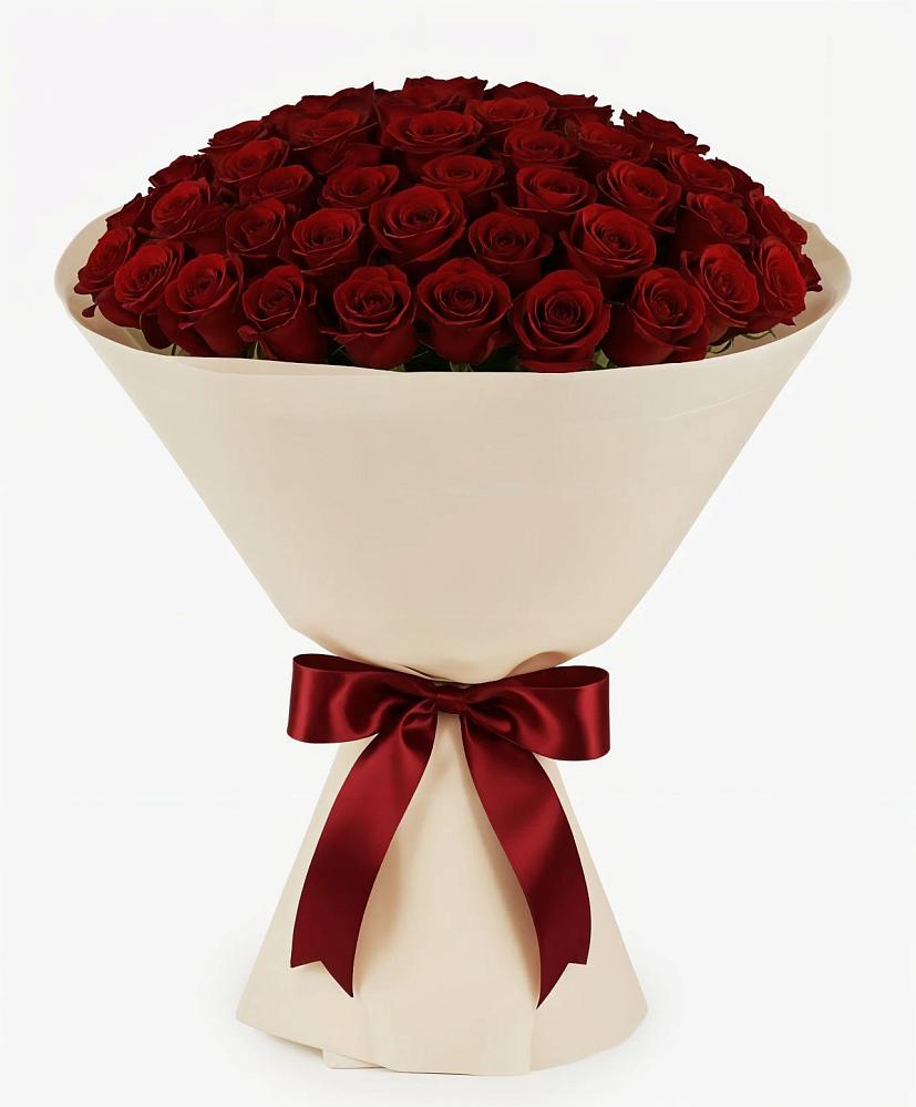 Букет 101 Бордовая роза Блэк Бакарра в Салавате