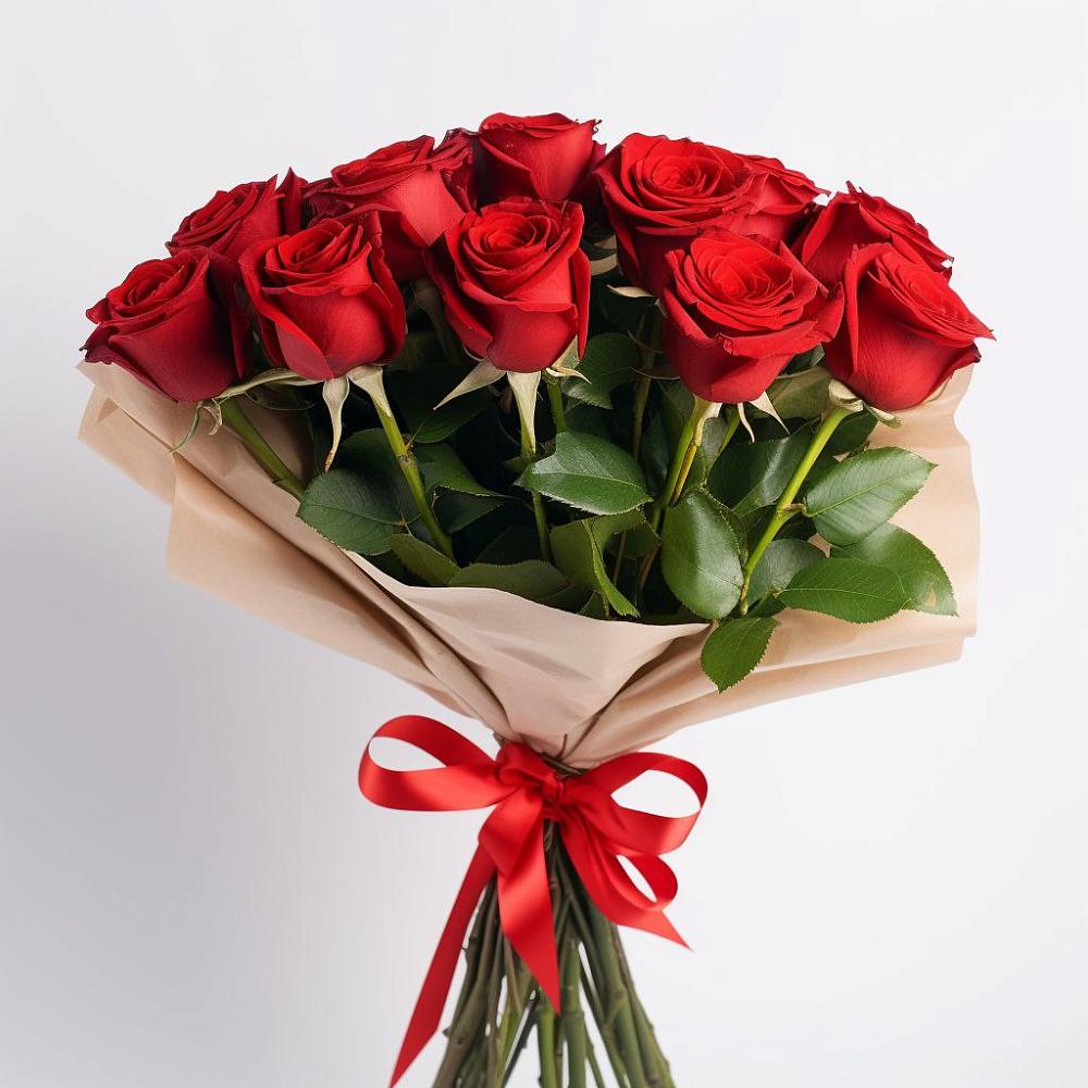 Букет 11 Красных роз Эдлесс Лав в Салавате